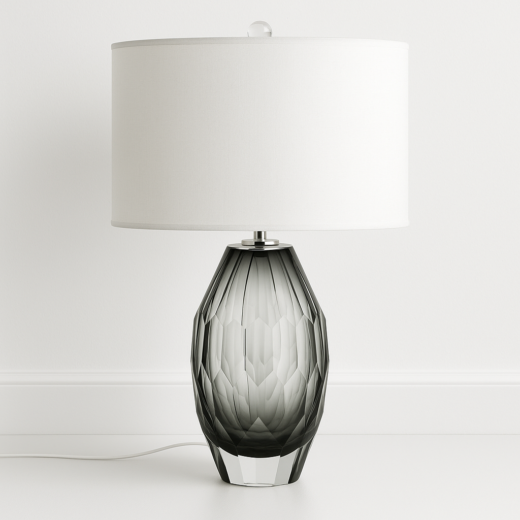 Luminária de Mesa Abajur Moderna Minimalista Vidro Azro – ABAZZUR™, image size:1024x1024