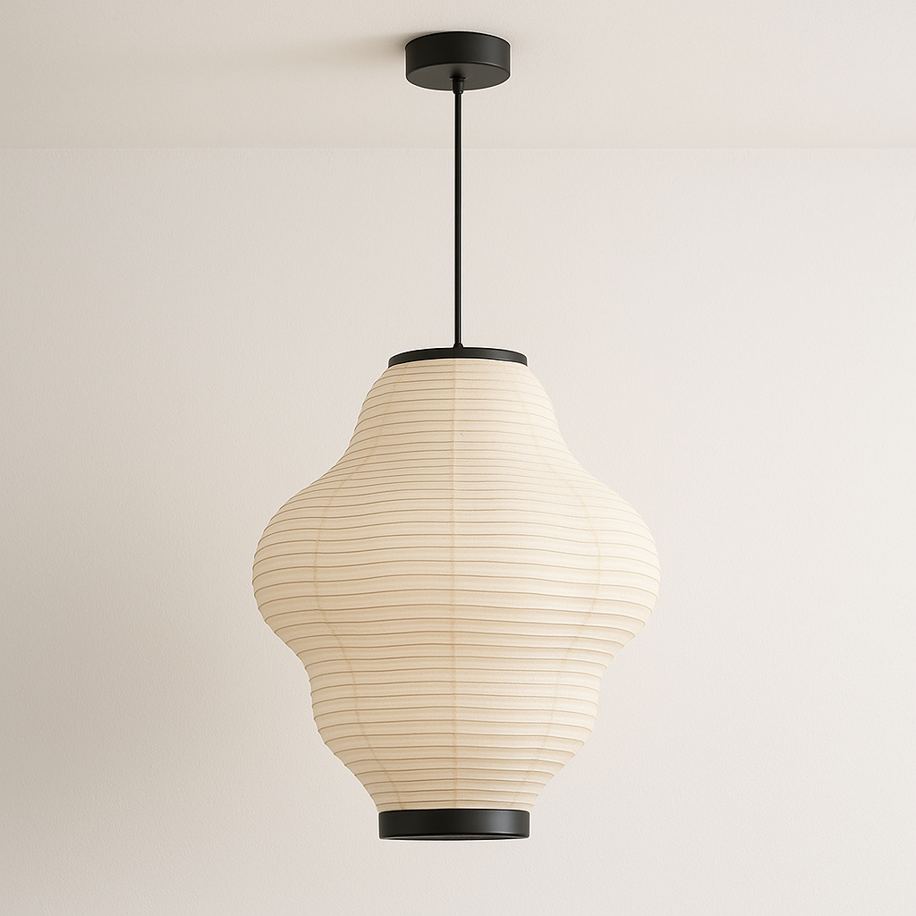 Luminária Pendente Moderna Minimalista Papel Quincy