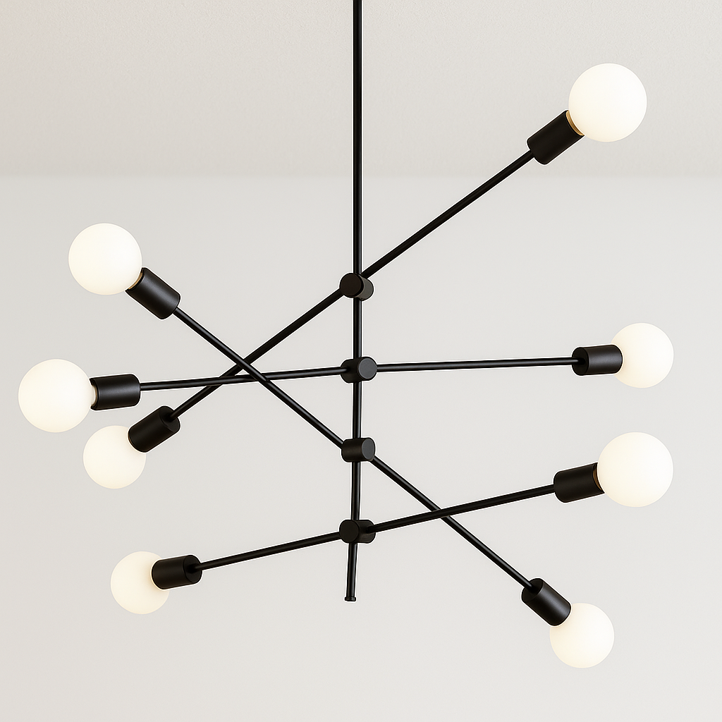 Luminária Pendente Moderno Minimalista Metal Enor