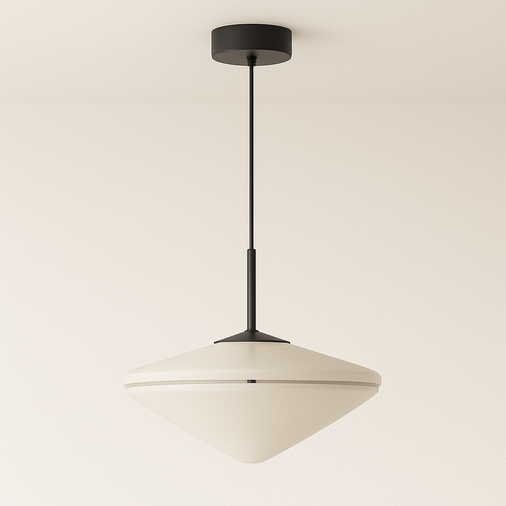 Luminária Pendente Moderna Minimalista Vidro Hoboken