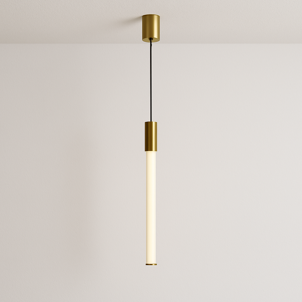 Luminária Pendente Moderna Minimalista LED Metal Acrílico Bagnoli