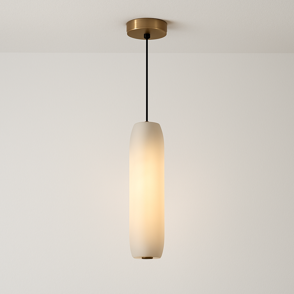 Luminária Pendente Moderna Escandinavo Minimalista Mármore Marassi