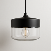 Luminária Pendente Moderno Minimalista Vidro Vian