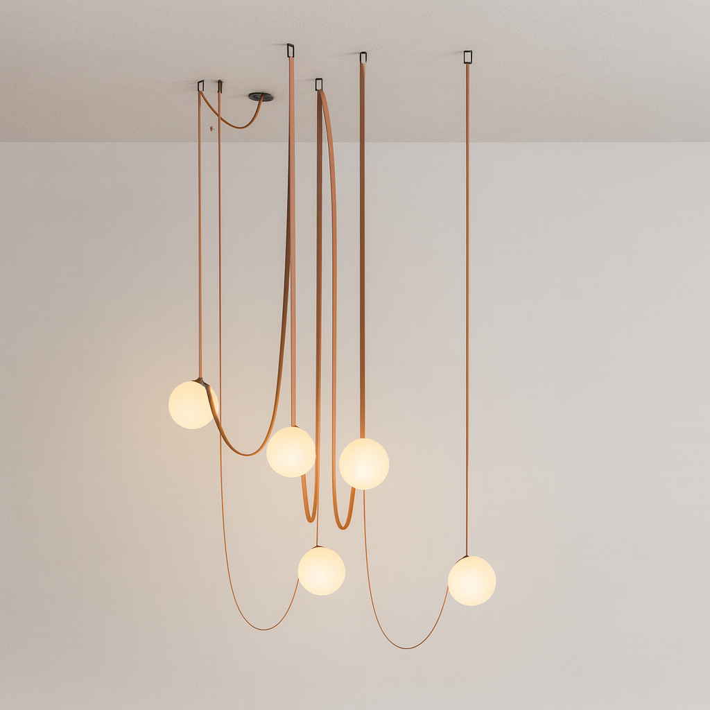 Luminária Pendente Moderna Minimalista Globo Vidro Hilversum