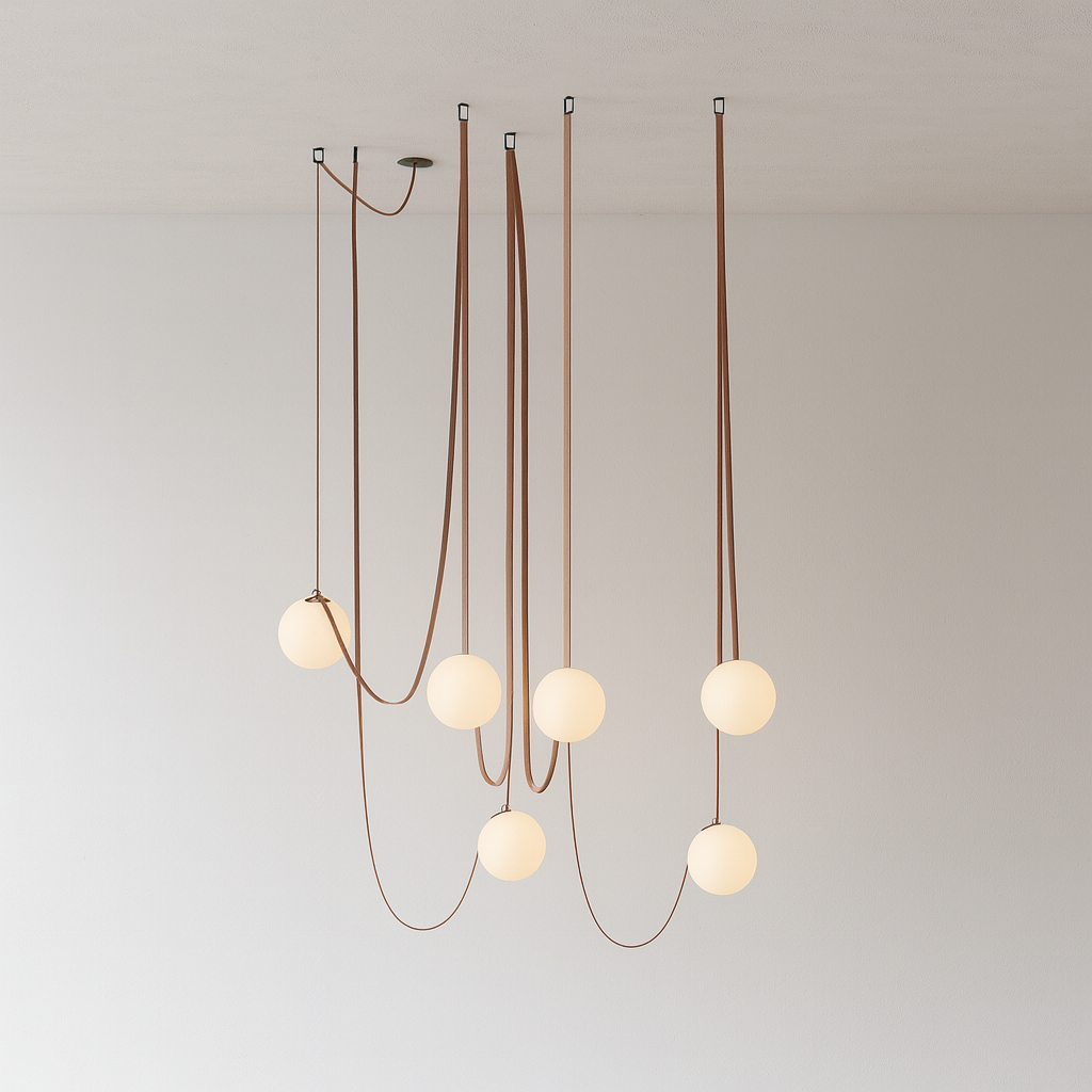 Luminária Pendente Moderna Minimalista Globo Vidro Hilversum