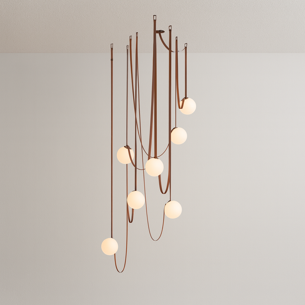 Luminária Pendente Moderna Minimalista Globo Vidro Hilversum