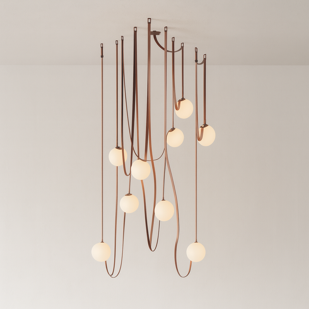 Luminária Pendente Moderna Minimalista Globo Vidro Hilversum