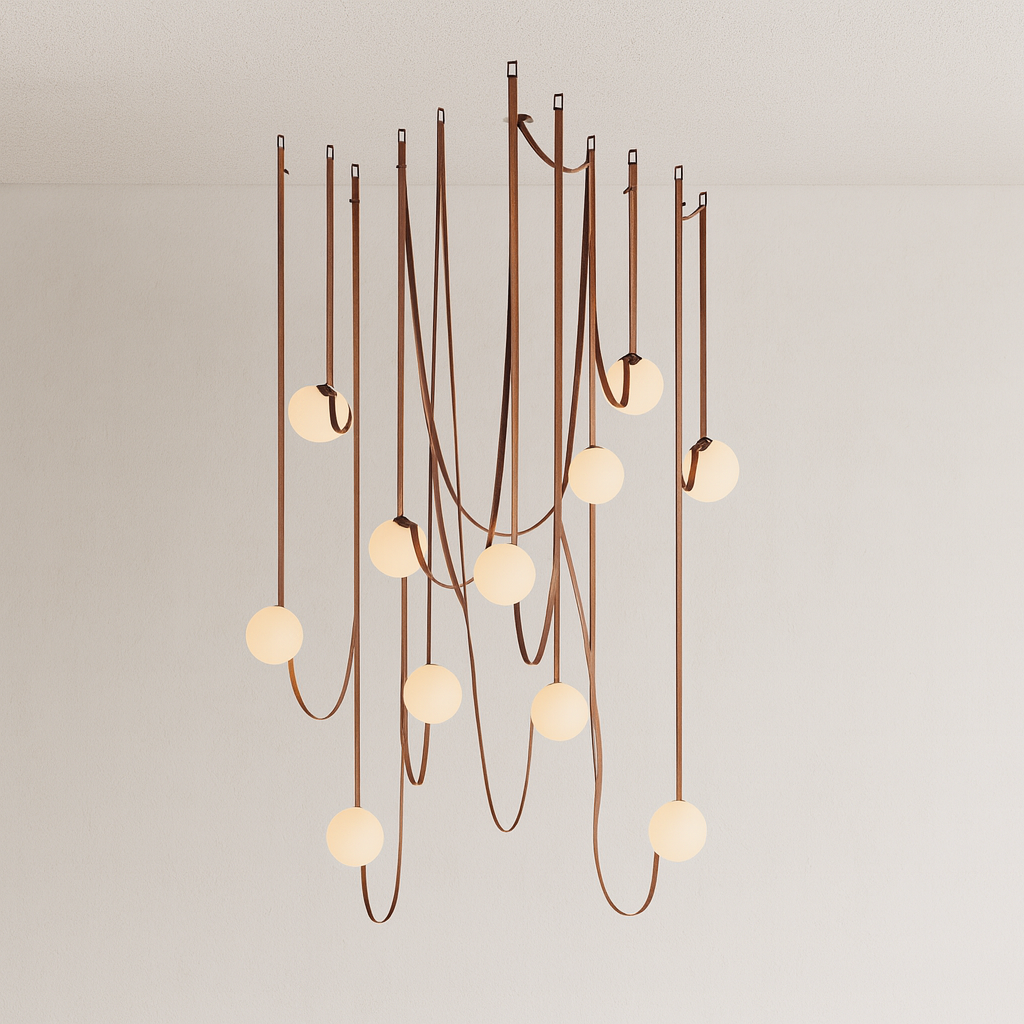 Luminária Pendente Moderna Minimalista Globo Vidro Hilversum