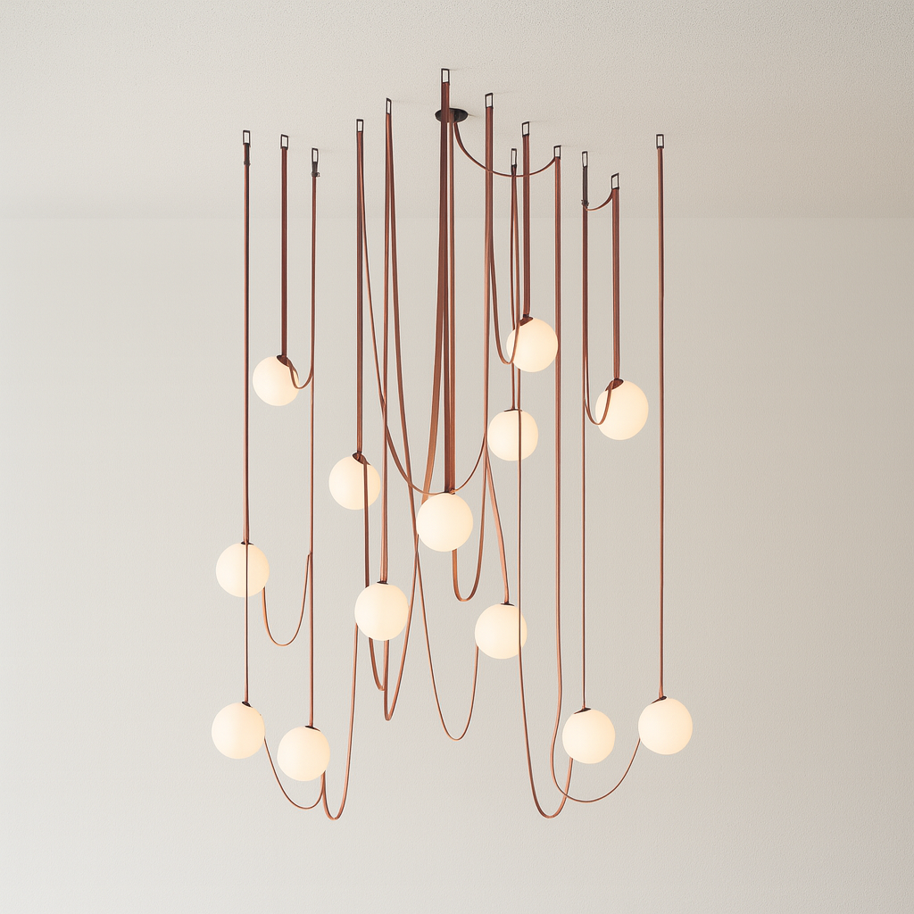 Luminária Pendente Moderna Minimalista Globo Vidro Hilversum