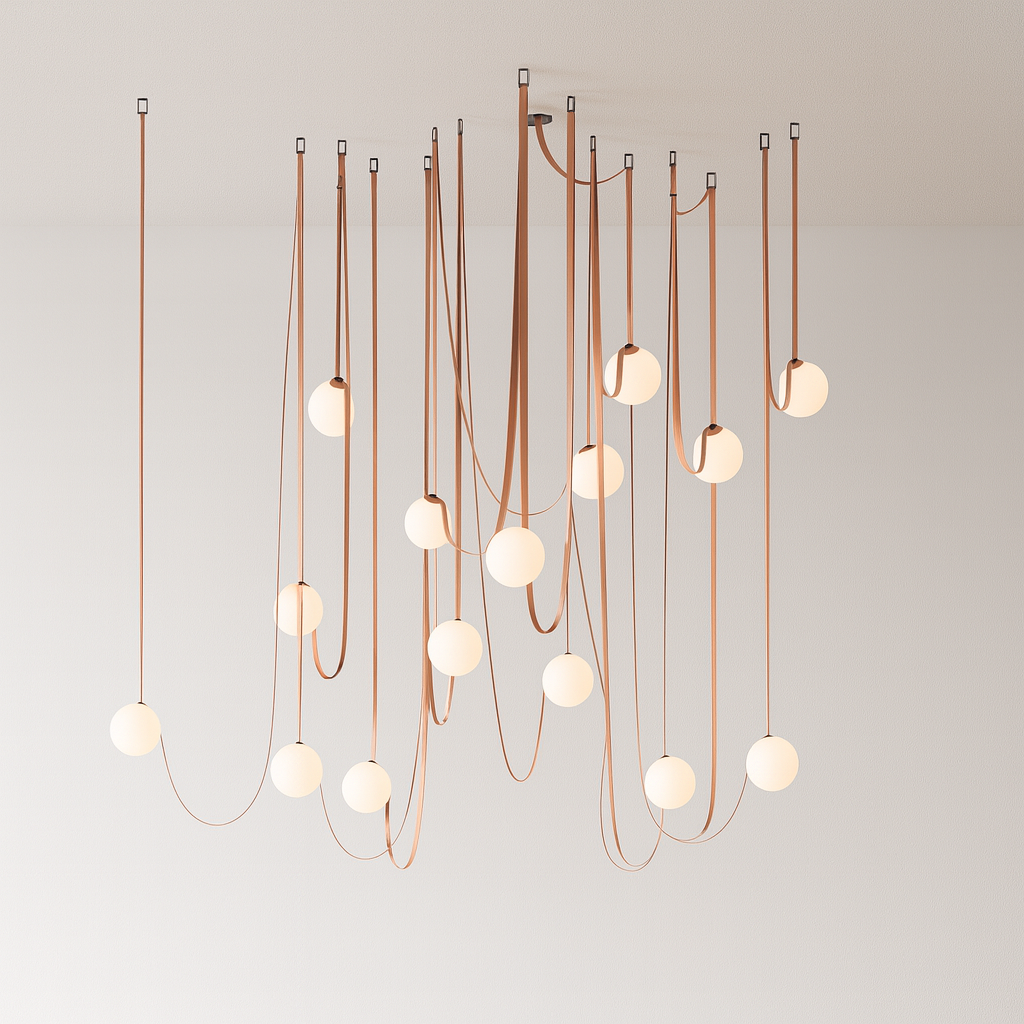 Luminária Pendente Moderna Minimalista Globo Vidro Hilversum