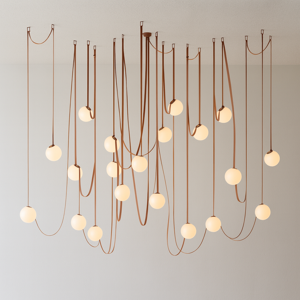 Luminária Pendente Moderna Minimalista Globo Vidro Hilversum