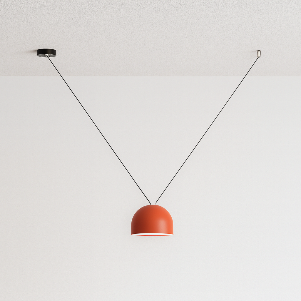 Luminária Pendente Moderna Minimalista LED Metal Wibaut