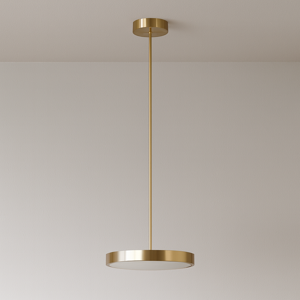 Luminária Pendente Moderno Mármore Metal Stonelet