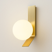 Luminária Arandela Moderna Minimalista Globo de Vidro Khas - ABAZZUR™