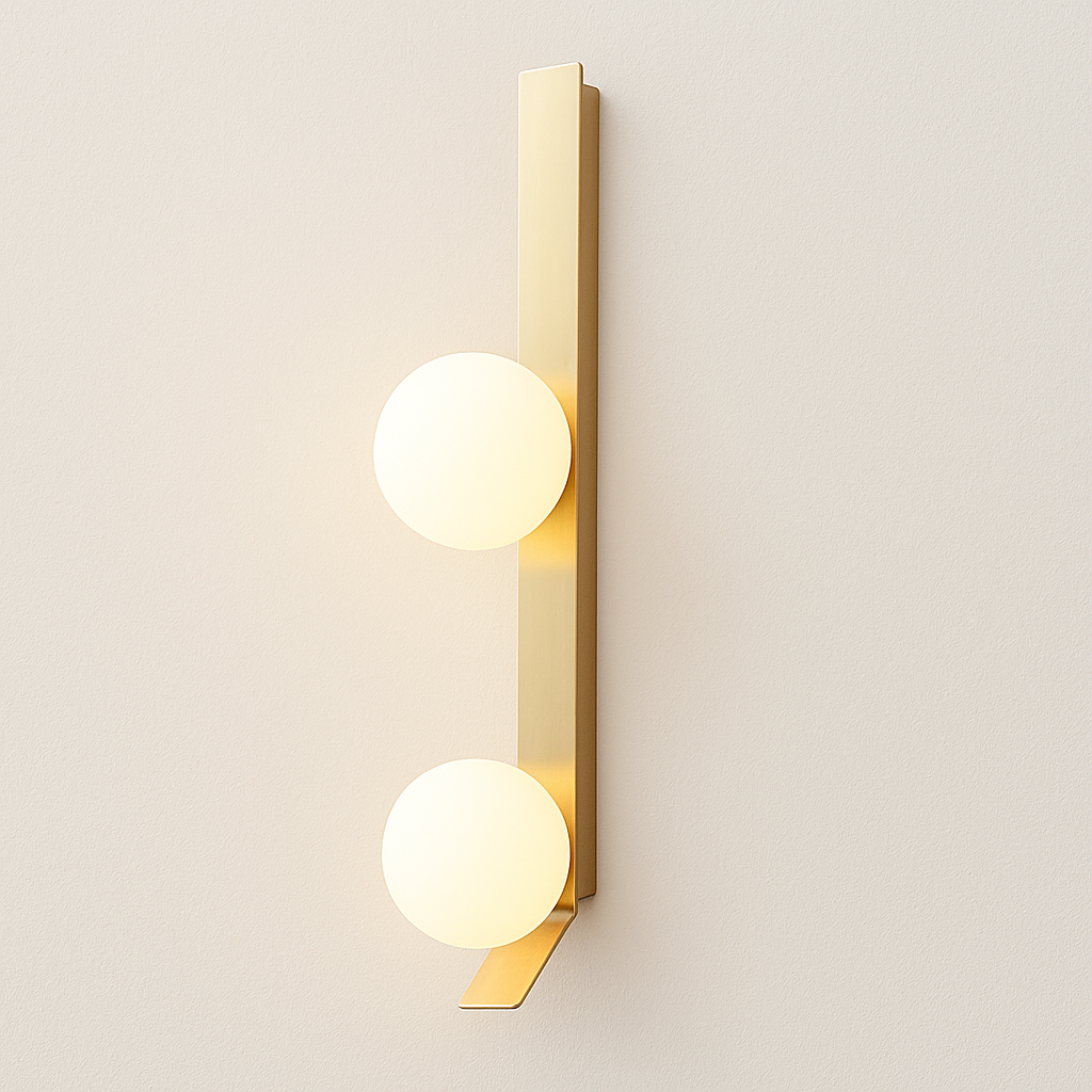 Luminária Arandela Moderna Minimalista Globo de Vidro Khas - ABAZZUR™