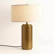 Luminária de Mesa Abajur Moderna Tecido Metal Meye - ABAZZUR™