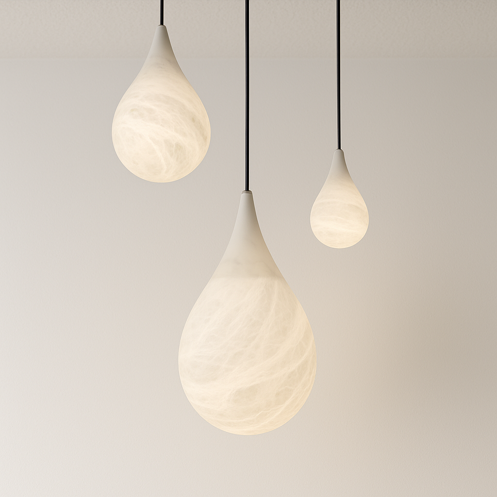 Luminária Pendente Moderno Mármore Cluaran