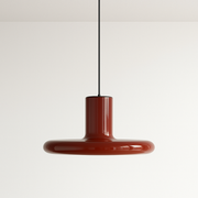 Luminária Pendente Moderna Minimalista Vidro Metal Red Hook