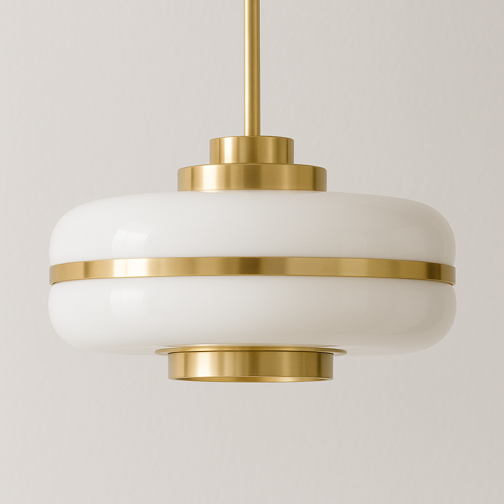 Luminária Pendente Moderna Minimalista Vidro Metal SoHo