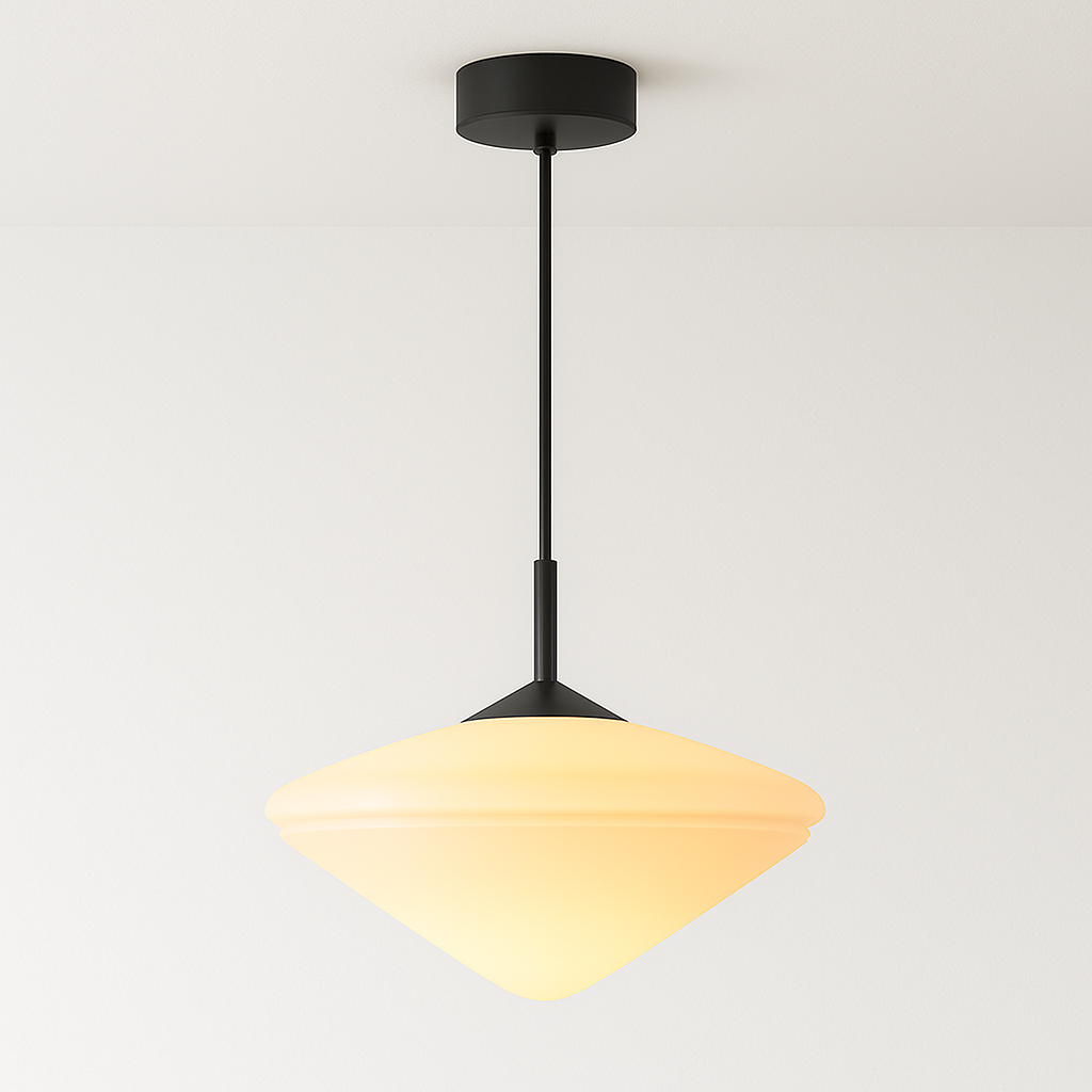 Luminária Pendente Moderna Minimalista Vidro Hoboken