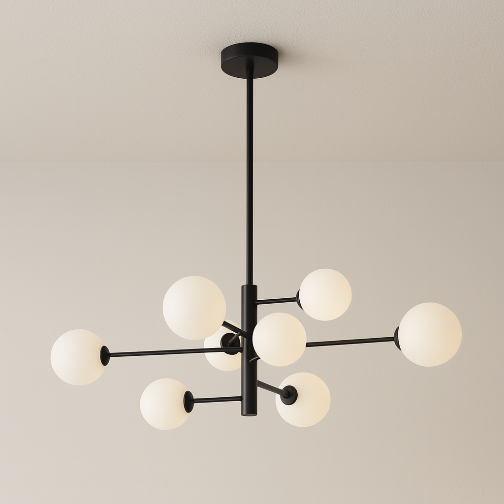 Luminária Pendente Moderna Minimalista Metal Vidro Westboro