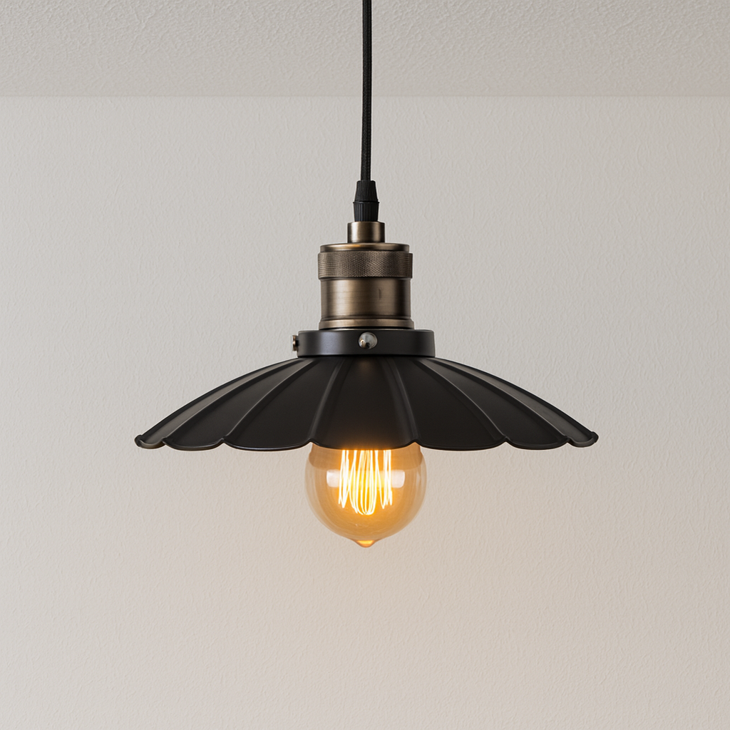Luminária Pendente Moderno Industrial Retrô Metal Zeltris