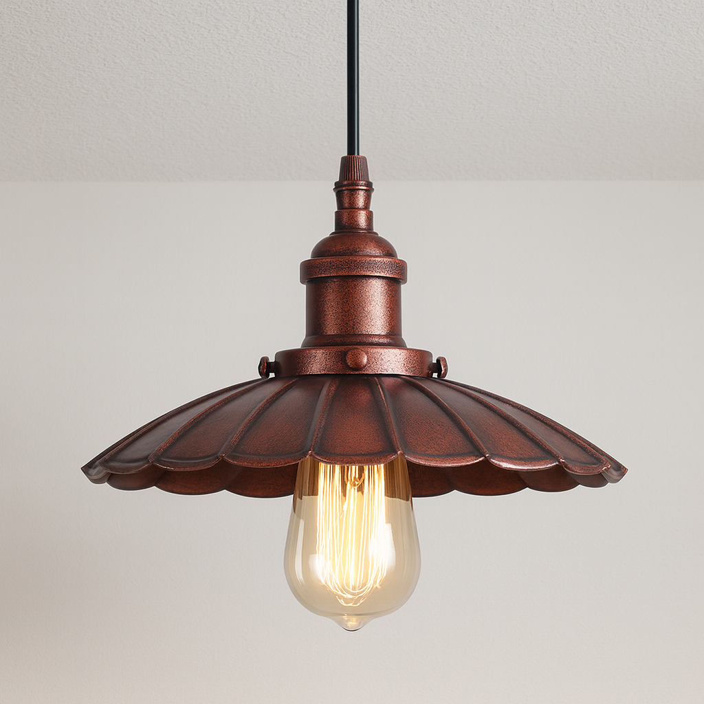 Luminária Pendente Moderno Industrial Retrô Metal Zeltris