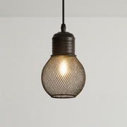 Luminária Pendente Moderno Industrial Retrô Aramado Metal Korthal