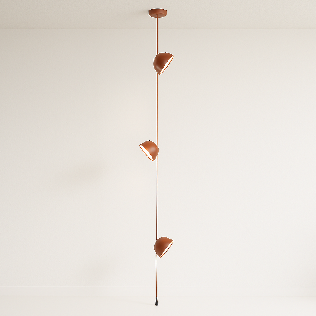 Luminária de Piso Moderna Minimalista LED Metal Aelis
