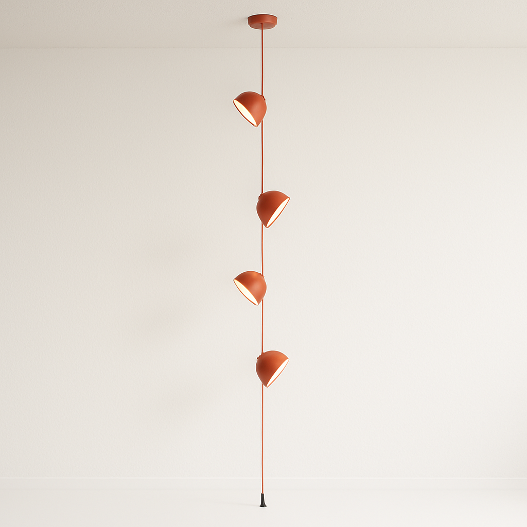 Luminária de Piso Moderna Minimalista LED Metal Aelis
