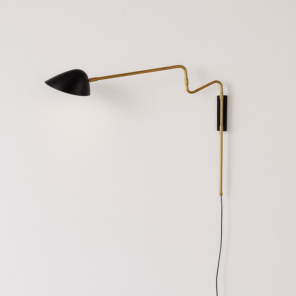 Luminária Arandela Moderno Minimalista Articulada Caballito - ABAZZUR™