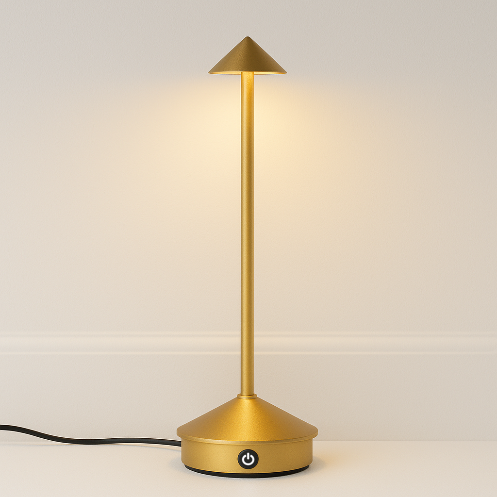 Luminária de Mesa Moderna Minimalista Recarregável LED Metal USB Olari