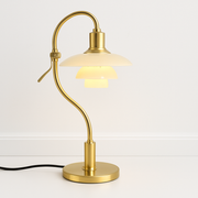 Luminária De Mesa Abajur Moderna Minimalista Clássica Vidro Metal Flura