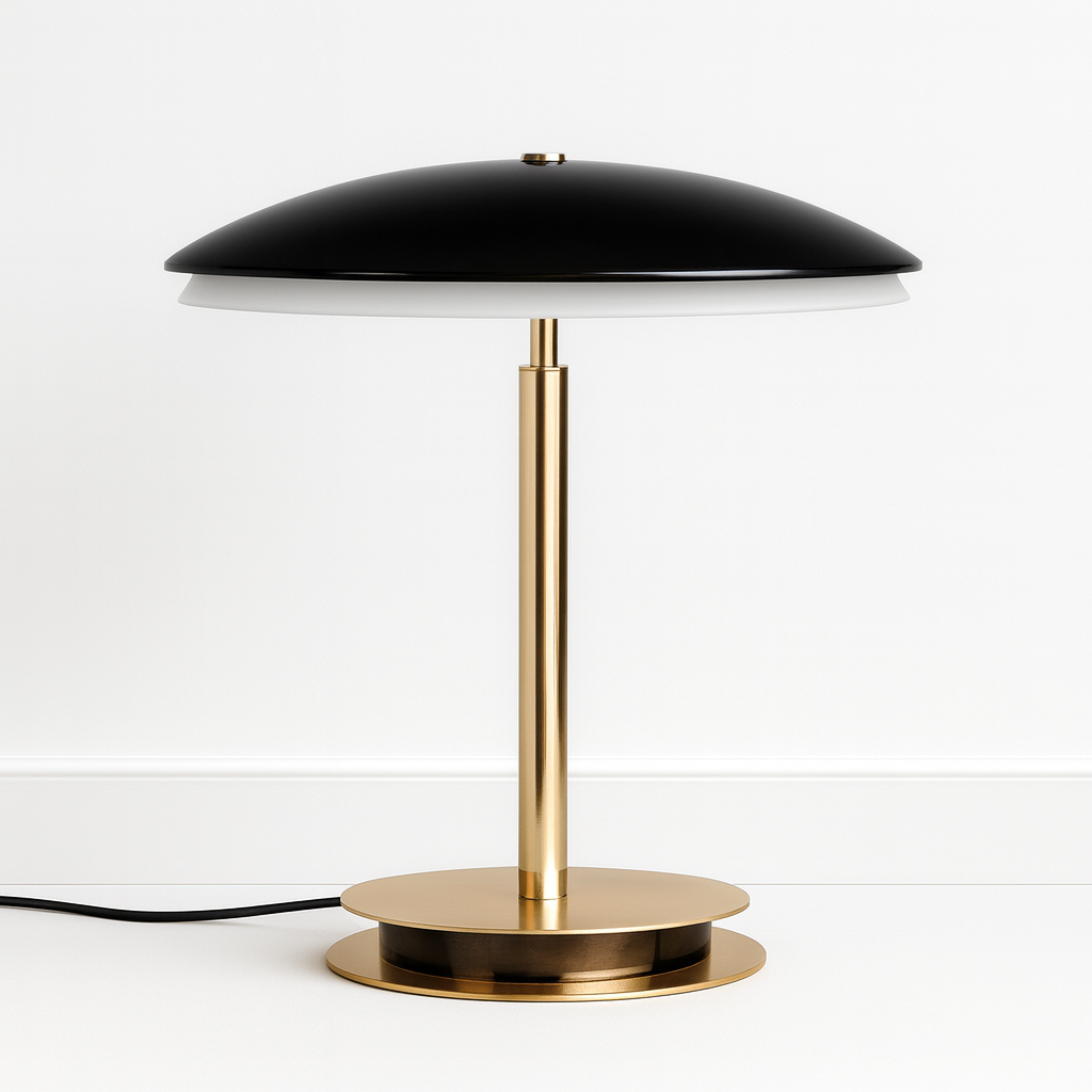 Luminária de Mesa Abajur Moderna Minimalista Metal LED Pelli