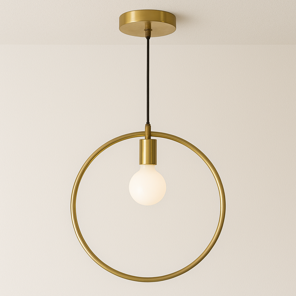 Luminária Pendente Moderna Minimalista Metal Evrae