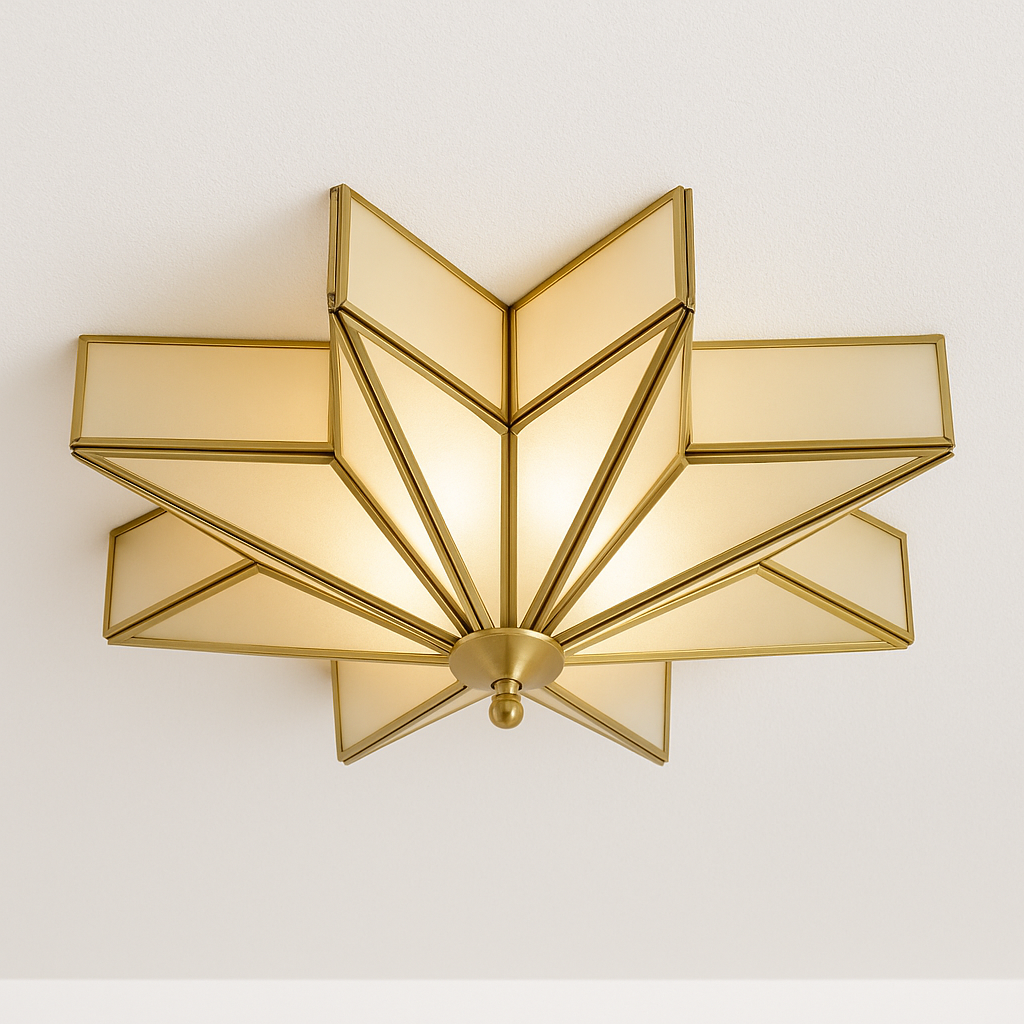 Luminária Plafon Minimalista Vidro Raze