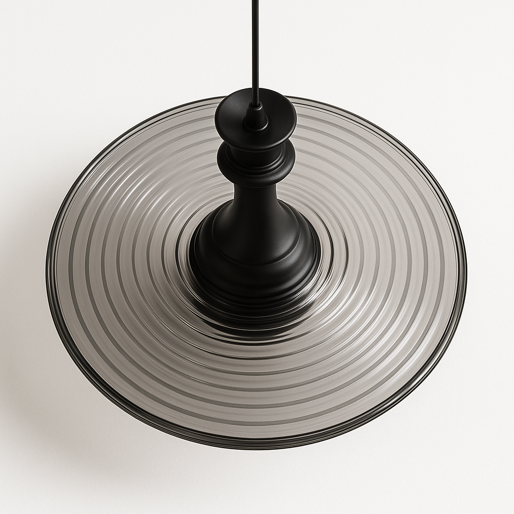 Luminária Pendente Moderna Minimalista LED Acrílico Vidro Metal Cobble