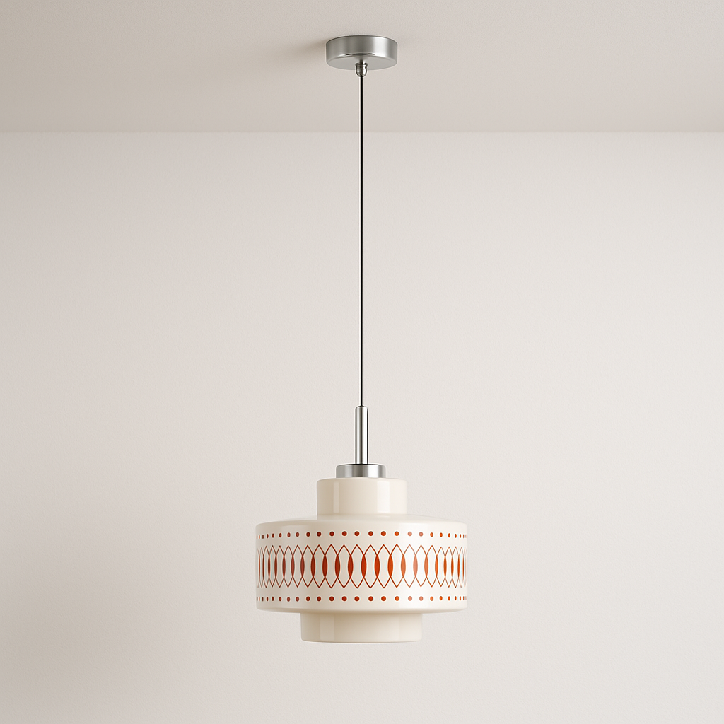 Luminária Pendente Moderna Minimalista Retrô Vidro Metal Nolita