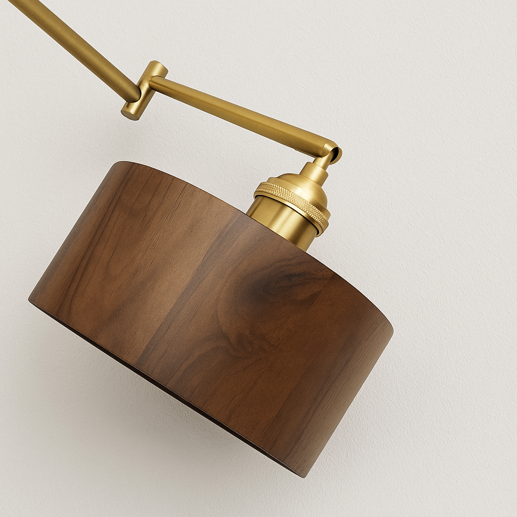 Luminária Arandela Moderna Clássica Articulada Echo - ABAZZUR™
