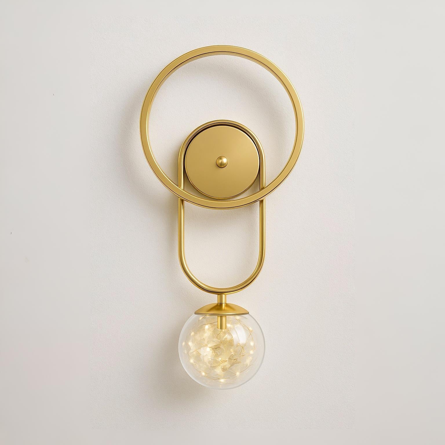 Luminária Arandela Moderna Clássica Cristal Ginza - ABAZZUR™