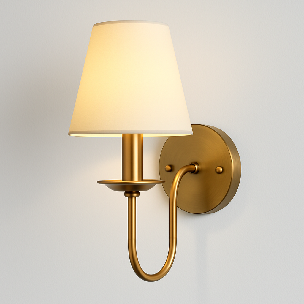 Luminária Arandela Moderna Clássica Metal Cúpula Appio - ABAZZUR™