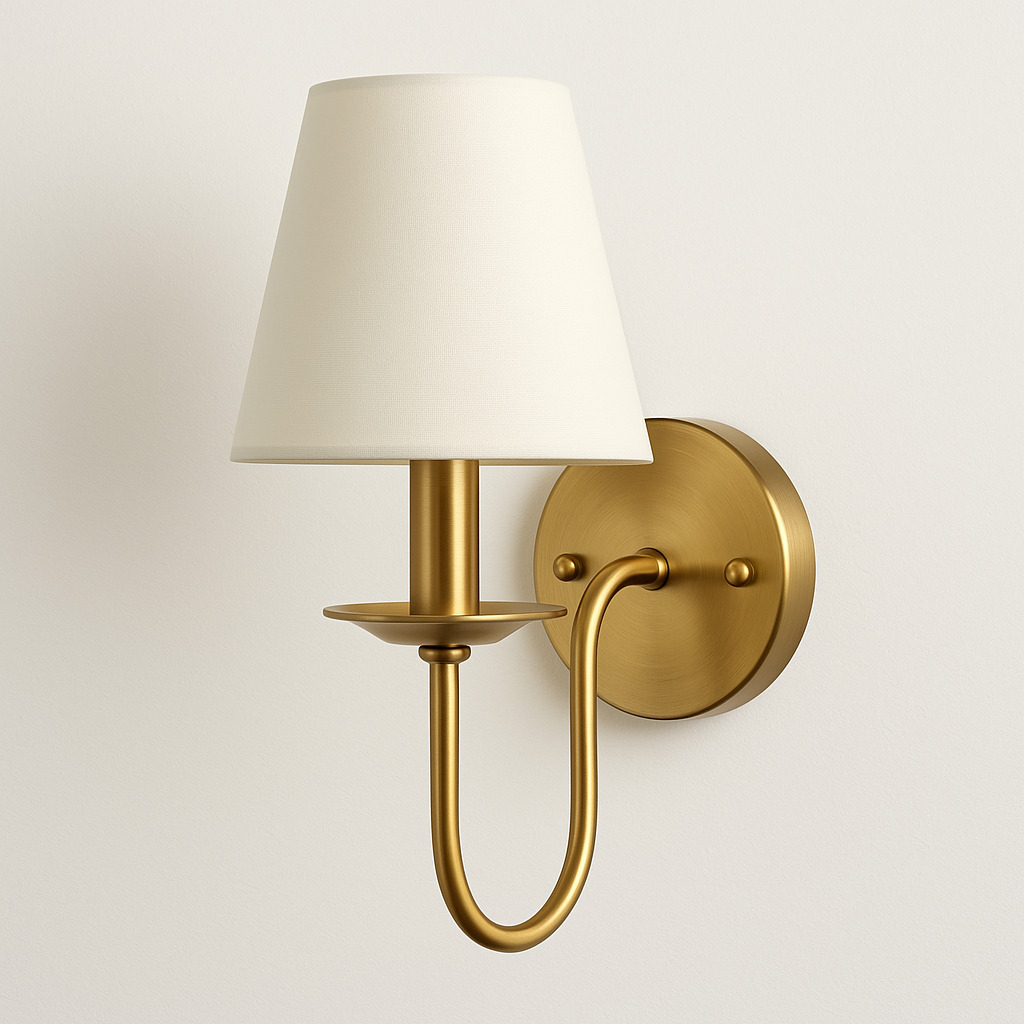 Luminária Arandela Moderna Clássica Metal Cúpula Appio - ABAZZUR™