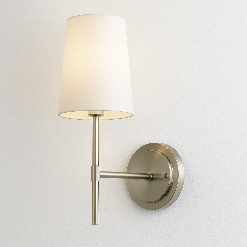 Luminária Arandela Moderna Clássica Metal Cúpula Kalk - ABAZZUR™