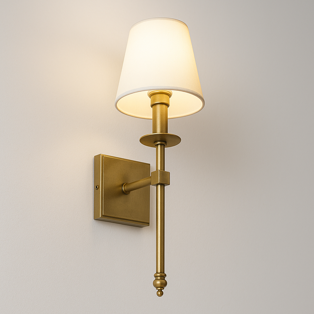Luminária Arandela Moderna Clássica Tecido Metal Roeh - ABAZZUR™