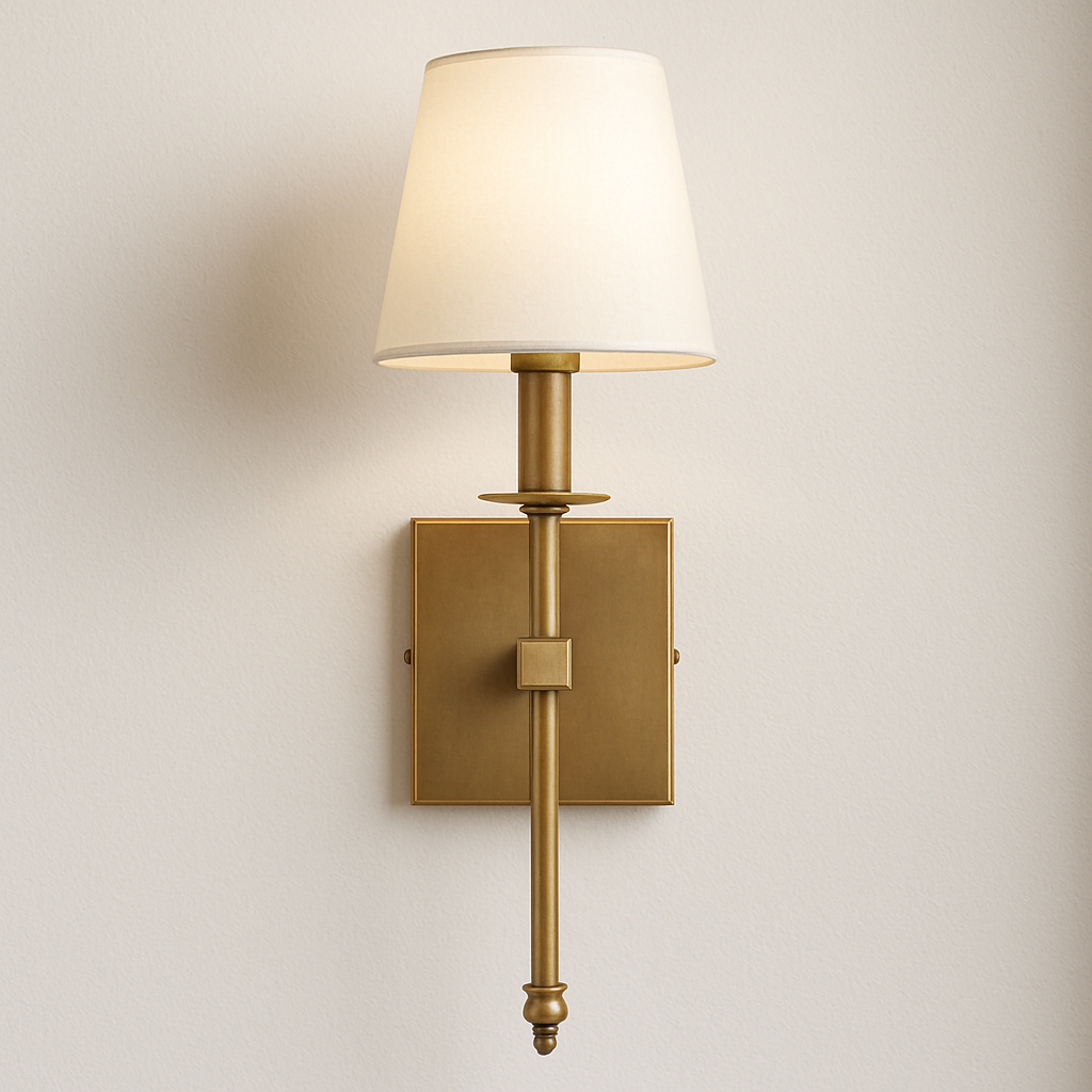 Luminária Arandela Moderna Clássica Tecido Metal Roeh - ABAZZUR™