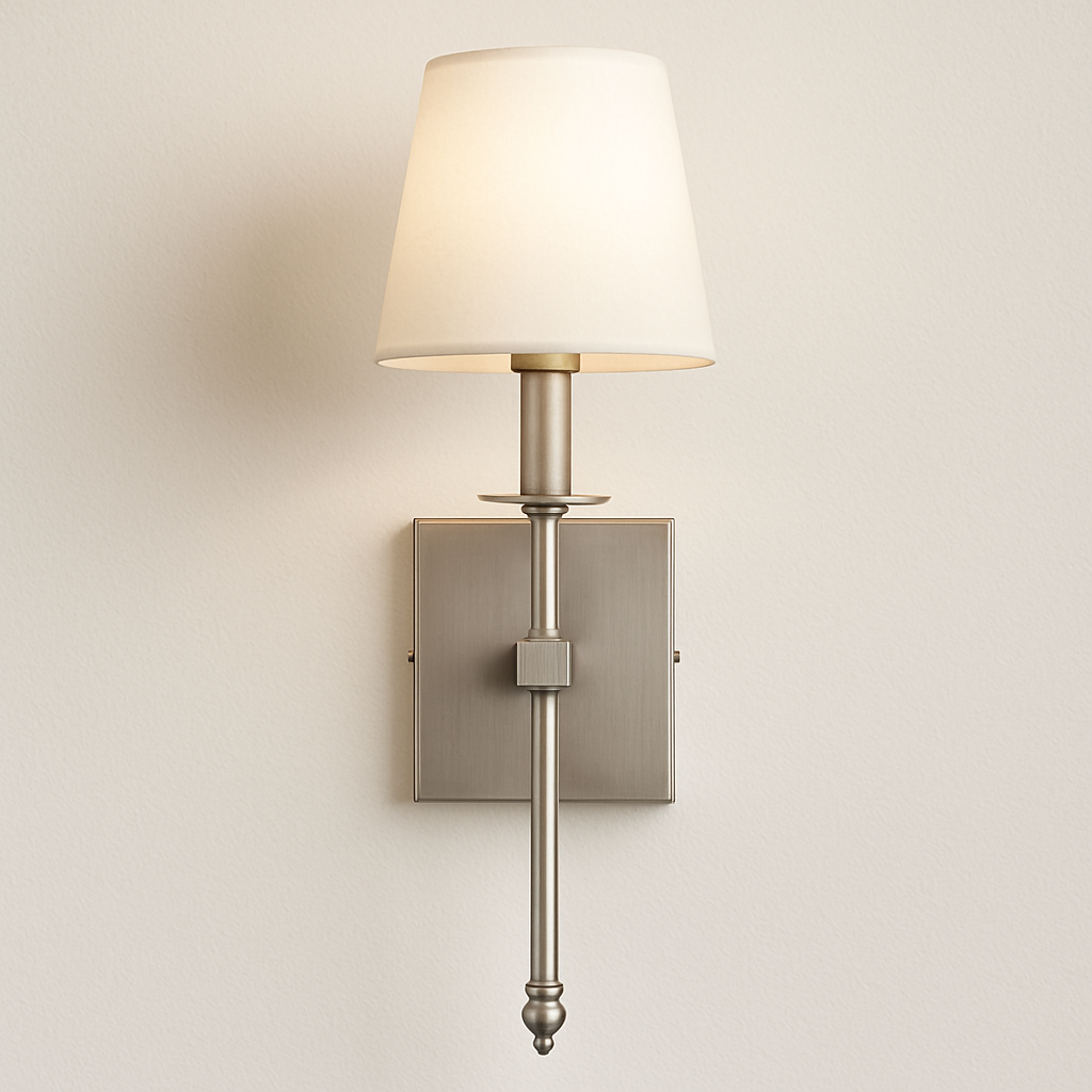 Luminária Arandela Moderna Clássica Tecido Metal Roeh - ABAZZUR™