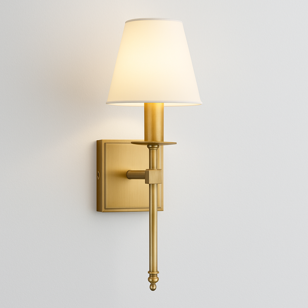 Luminária Arandela Moderna Clássica Tecido Metal Roeh - ABAZZUR™