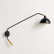 Luminária Arandela Moderna Industrial Minimalista Articulada Metal Brick - ABAZZUR™