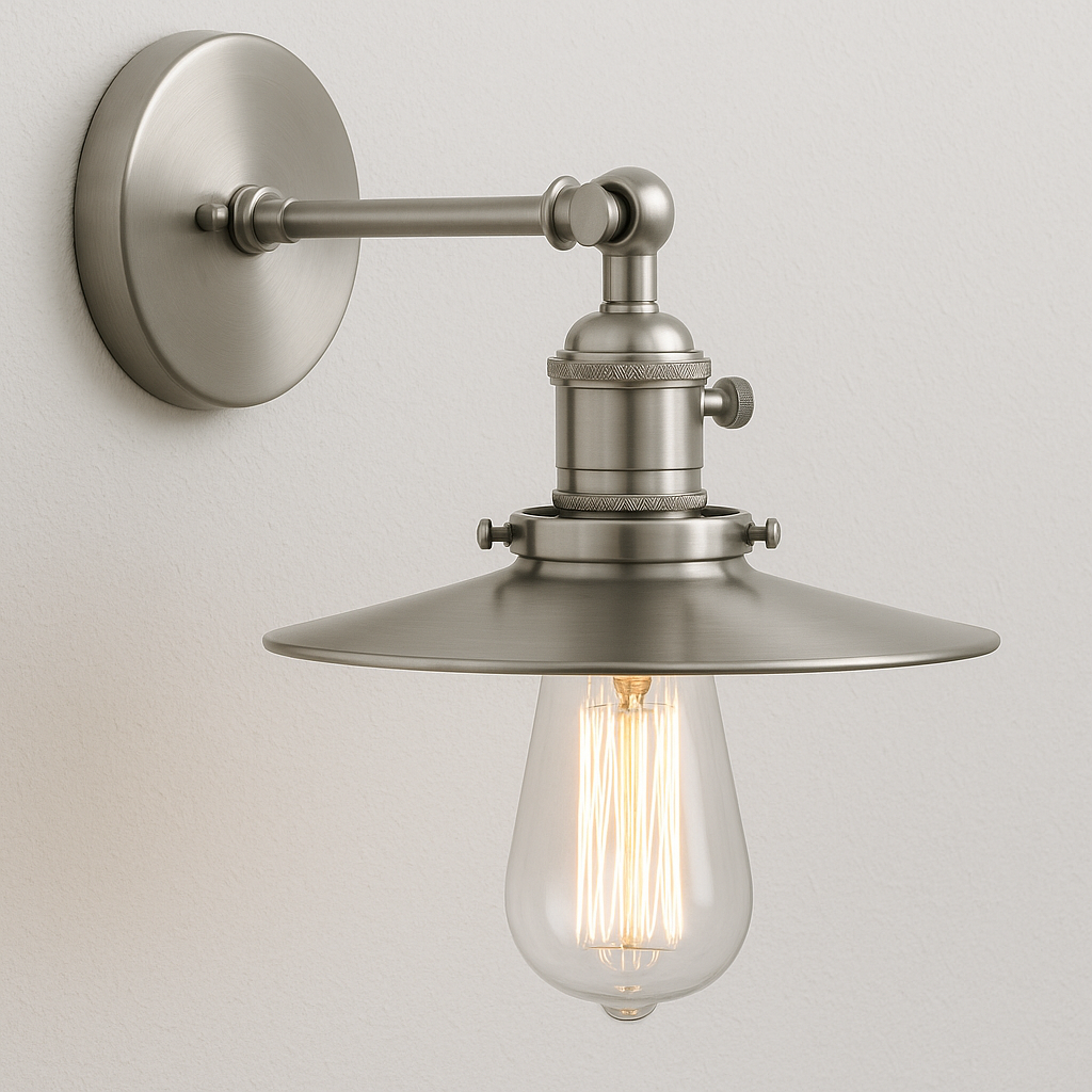 Luminária Arandela Moderna Industrial Minimalista Metal Mile - ABAZZUR™