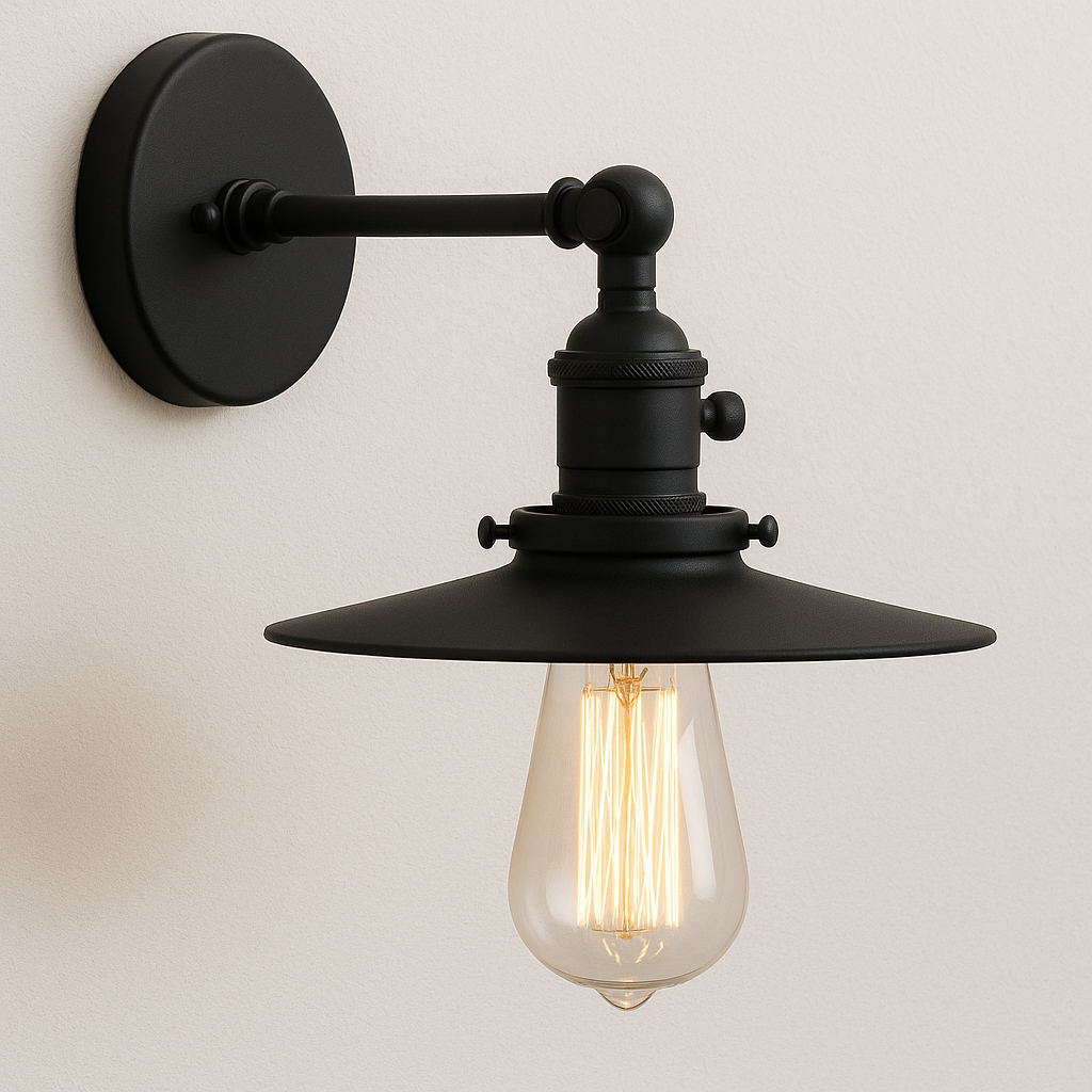 Luminária Arandela Moderna Industrial Minimalista Metal Mile - ABAZZUR™